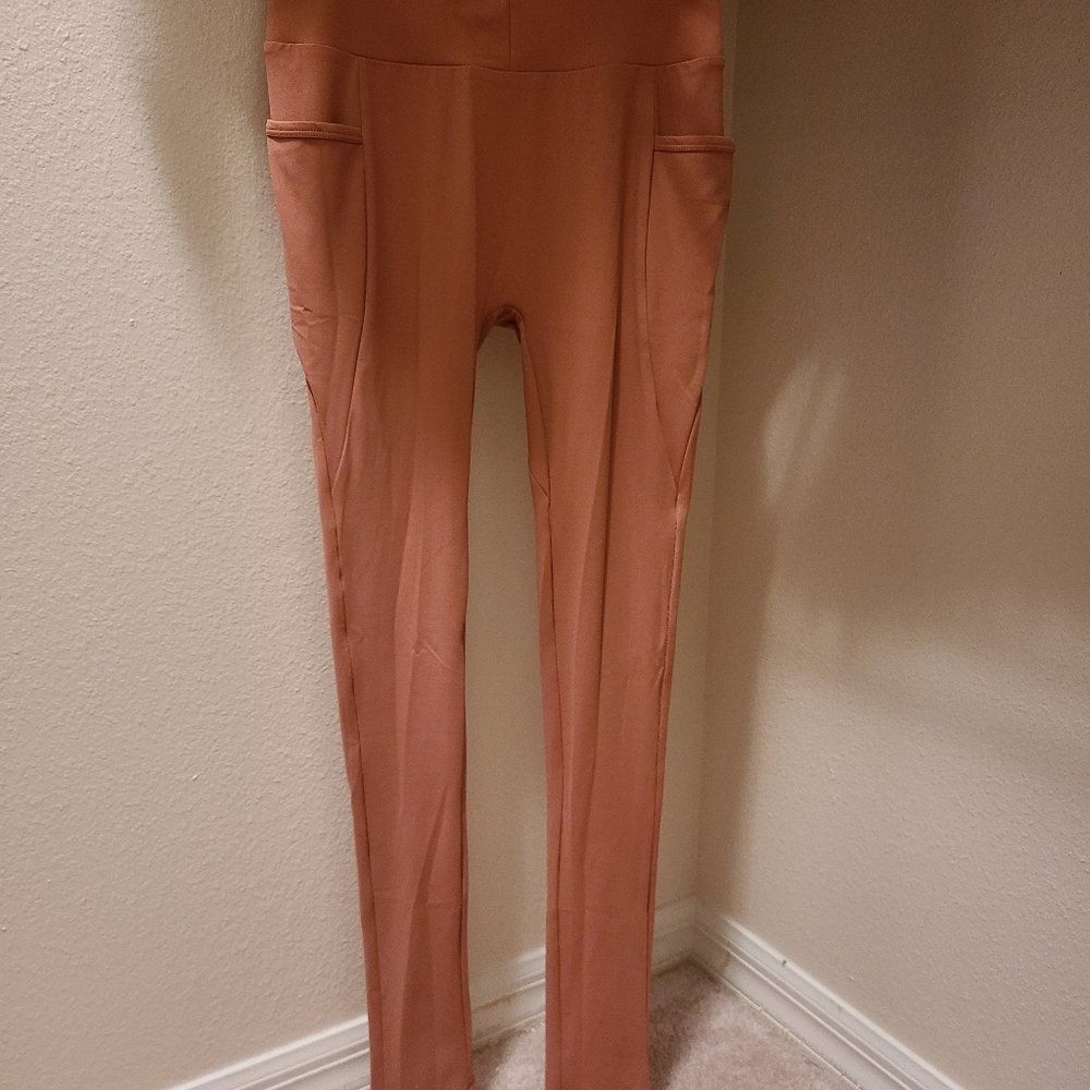 Gymshark Sculpt Leggings Small Deep Blush
